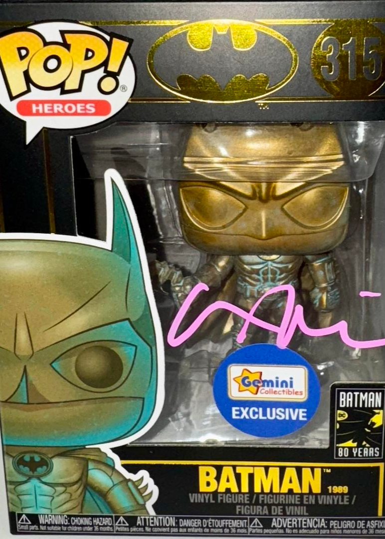 Val Kilmer Signed Batman Funko Pop #315 "Batman" Exclusive Gemini Collection - Celebrity Authentics #01